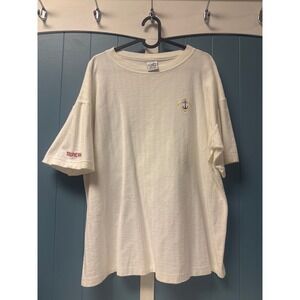 Vtg Cal Cru‎ Adult XL Shirt Anchor Tropicana casino Embroidered Mens